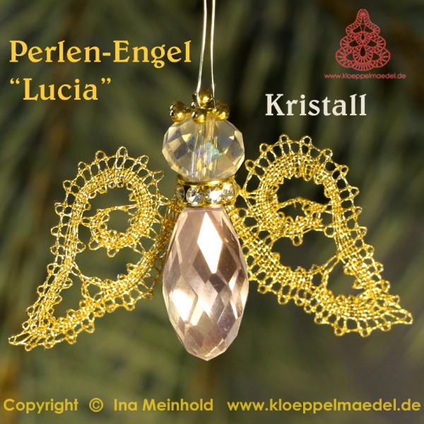 491 Bastelset Perlen-Engel "Lucia" kristall